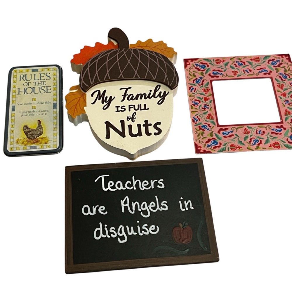 Decorative Magnet Set Humorous Family Sayings